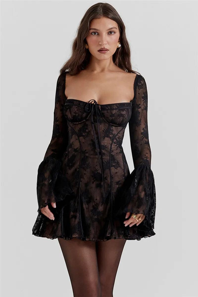 Lace Belle Dress - Attire London