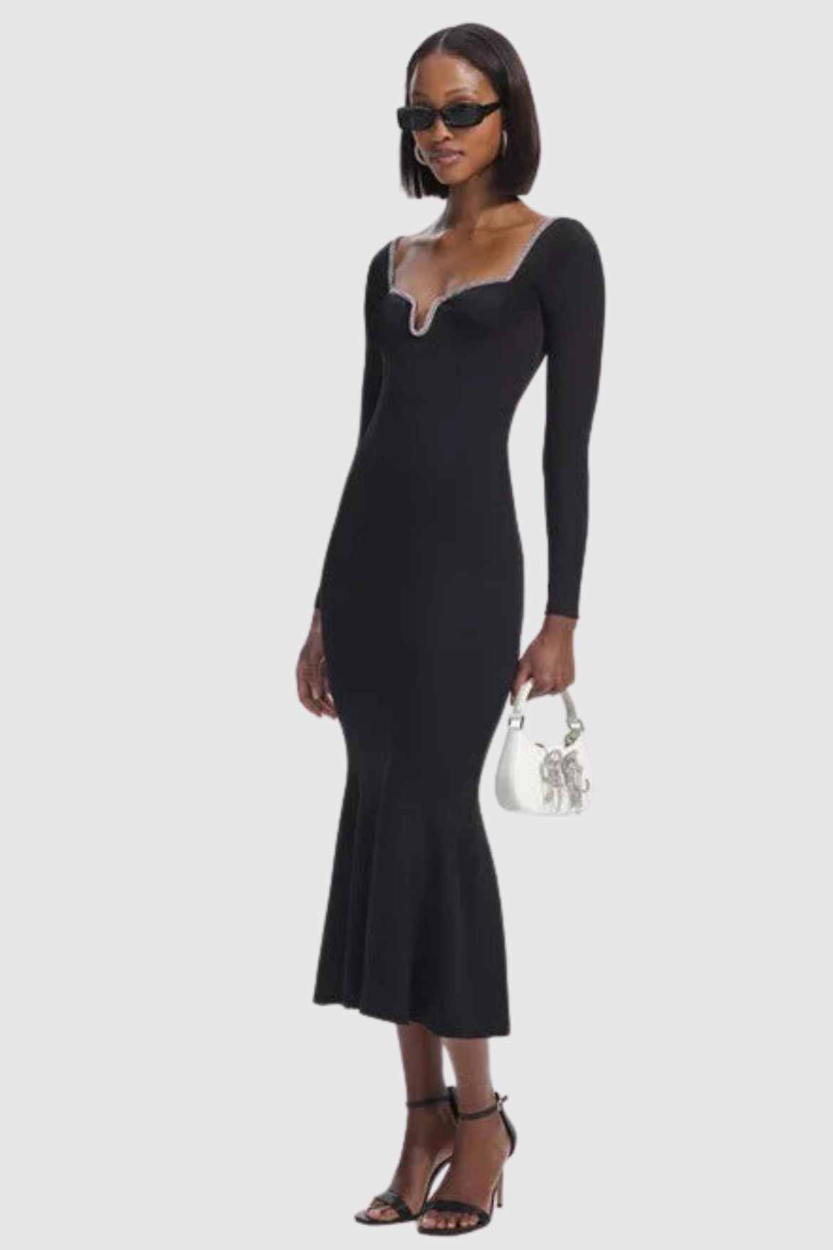 Diamante Midi Dress